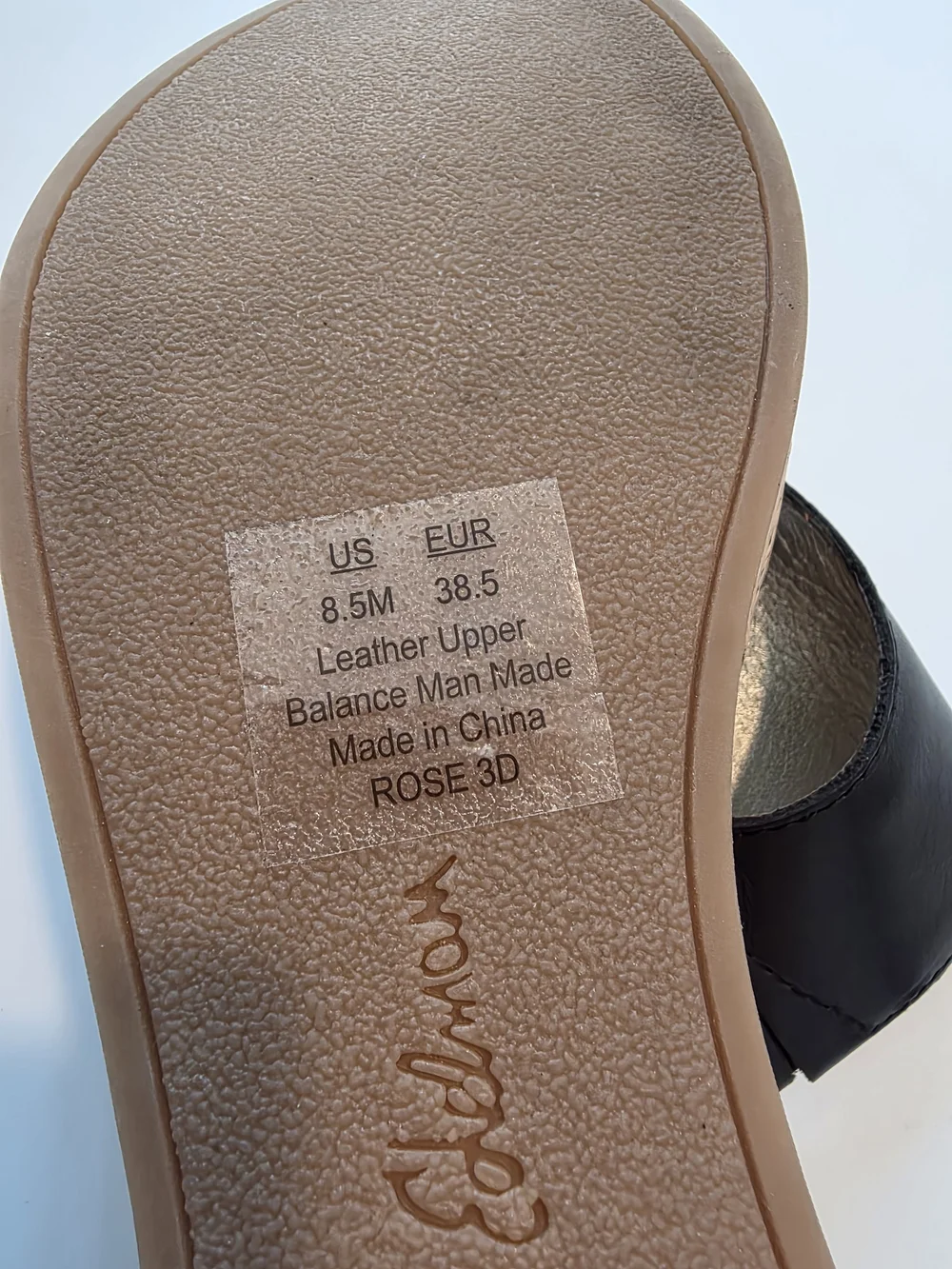 Sam Edelman Black Leather Sandals